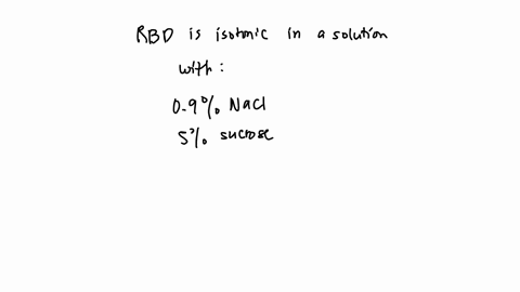 which-of-the-following-solutions-if-you-place-red-blod-cell-in-it-will-not-harm-it-hint-the-solution-must-be-isotonic-a-10-nacl-solution-b-50-glucose-solution-c-25-glucose-solution-d-090-nacl-solution