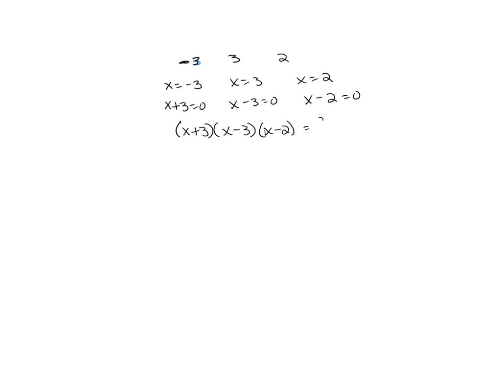 SOLVED: Form a polynomial having integer coefficients and a leading ...