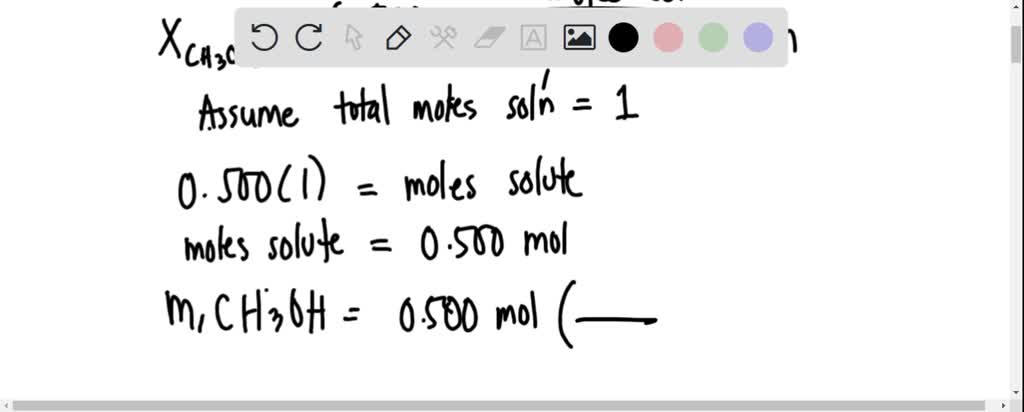 SOLVED: Two Moles Of Methanol (CH3OH, Molar Mass 32 G/mol, 46% OFF