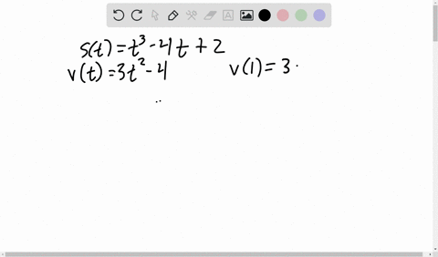2-a-particle-moves-along-a-coordinate-axis-in-the-positive-direction-to-the-right-it-position-at-time-t-is-given-by-st-t3-4t-2-find-v1-and-a1-and-use-these-values-to-answer-the-following-que-21138