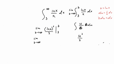 int_3infty-fracln-xx-d-x