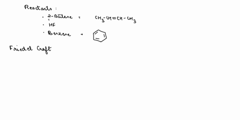 what-is-the-chief-product-of-the-friedel-crafts-alkylation-of-benzene-with-2-butene-and-hf-62134