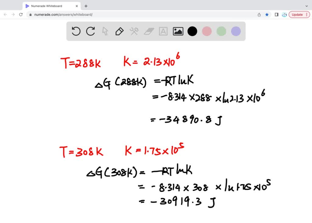 SOLVED The equilibrium constant for the reaction N2(g) + 3H2(g) â