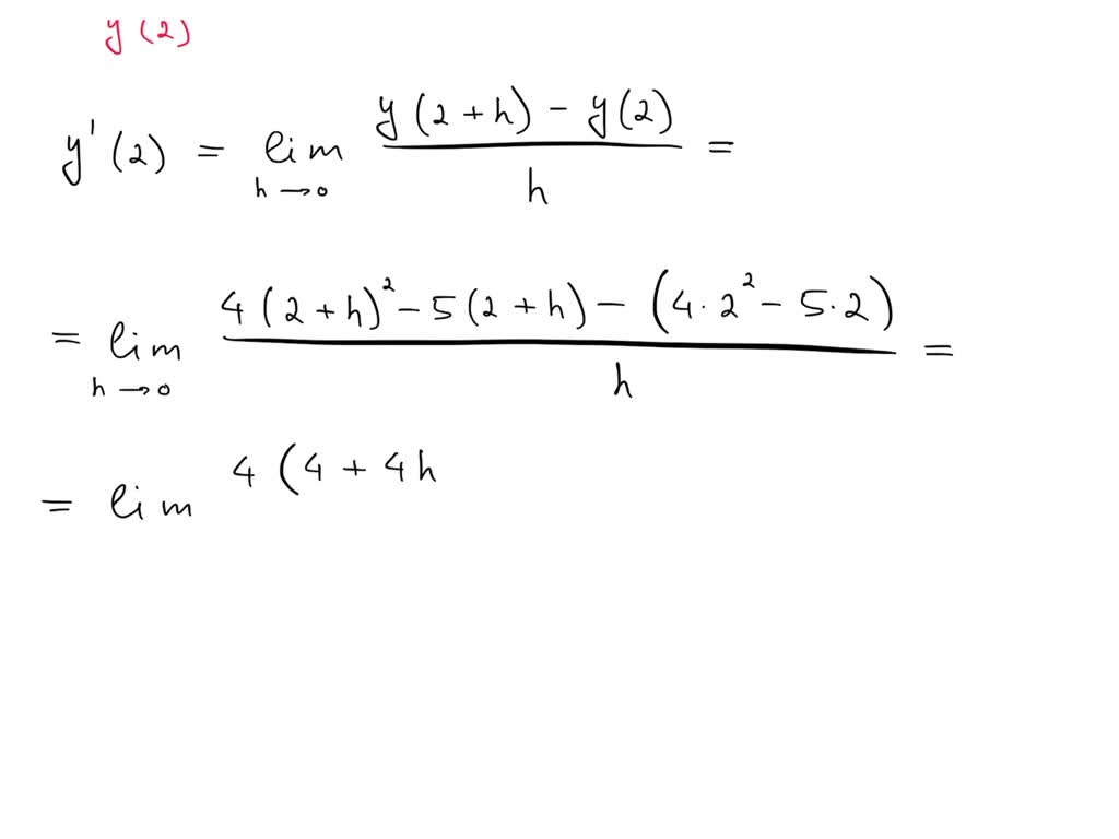 A curve has equation y = 4x^2 - 5x. The curve passes through the point ...