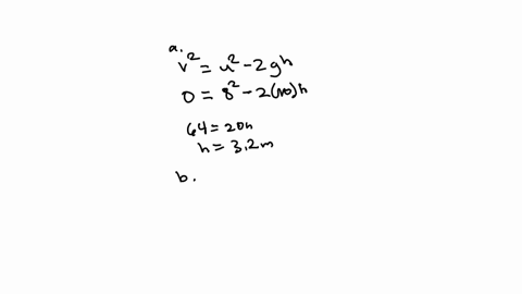 13-at-the-same-timeparticle-p-is-projected-vertically-upwards-from-horizontal-ground-at-a-speed-of-8m-s1-a-show-that-the-greatest-height-above-ground-reached-by-p-is-32-m-a-particle-q-is-pro-63407