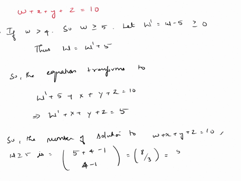 discrete-math-how-many-solutions-are-there-to-wxyz-10-with-no-variable-greater-than-4-36686