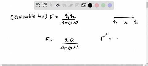 coulumbs-law-two-charges-q-and-q-are-separated-by-a-distance-r-if-both-charges-are-doubled-to-2q-and-2q-but-the-distance-r-remains-the-same-the-new-electric-force-is-_____-the-old-force-if-t-09823