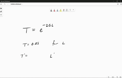 lets-consider-tunneling-of-an-electron-outside-of-a-potential-well-the-formula-for-the-transmission-coefficient-is-t-simeq-e-2clte2cl-where-l-is-the-width-of-the-barrier-and-c-is-a-term-that-17958