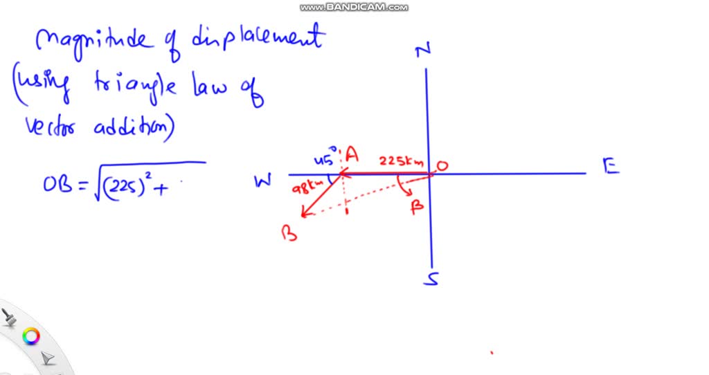 A Car Is Driven 225 Km West SOLVED: 1. (I) A car is driven 225 km west and then 98 km southwest
