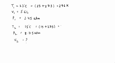 a-sample-of-helium-gas-at-23c-and-245-atm-has-a-volume-of-560-l-the-pressure-changes-to-875-atm-when-the-gas-is-cooled-to-15c-what-is-the-volume-of-the-cooled-gas-91782
