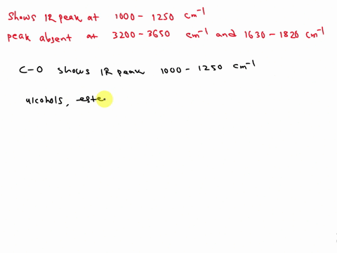 which-of-the-following-functional-groups-is-likely-to-be-present-in-a-molecule-that-has-peaks-in-the-infrared-spectrum-at-1000-1250-cm1-strong-but-does-not-have-peaks-3200-3650-at-1630-1820-81283