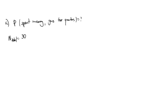 in-an-experimentcollege-students-were-given-either-four-quarters-or-a-1-bill-and-they-could-either-keep-the-money-or-spend-it-on-gum-the-results-are-summarized-in-the-table-complete-parts-a-92559