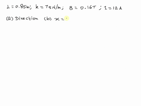 38-a-copper-rod-of-length-085-m-is-lying-on-a-frictionless-table-see-the-drawing-each-end-of-the-rod-is-attached-to-a-fixed-wire-by-an-unstretched-spring-that-has-spring-constant-ofk-75-nlm_-12122