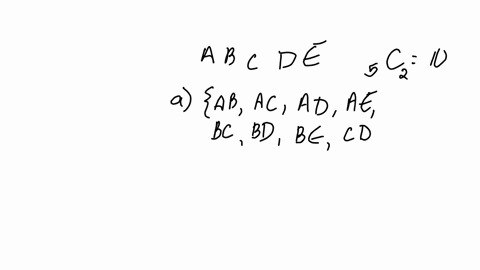 consider-a-finite-population-with-five-elements-labeled-a-b-c-d-and-e-ten-possible-simple-random-samples-of-size-2-can-be-selected-a-list-the-10-samples-beginning-with-ab-ac-and-so-on-enter-your-ans-4