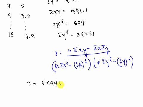calculate-the-pearson-correlation-coefficient-for-these-two-variables-and-b-test-whether-the-correlation-is-significantly-different-from-0-run-the-test-at-a-5-level-of-significance-give-each-83312