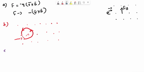 an-electron-travels-horizontally-at-a-constant-speed-of-940-x-106-_-ms-and-enters-uniform-magnetic-field-of-0370-t-see-figure-above-on-the-diagram-above-show-the-direction-of-the-magnetic-fo-92637