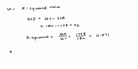 the-following-estimated-regression-equation-is-based-o-30-observations-y-182-3521-212-7623-2524-the-values-of-sst-ad-ssr-are-1810-and-1758-respectively-compute-r-to-3-decimals-971-compute-r-79676