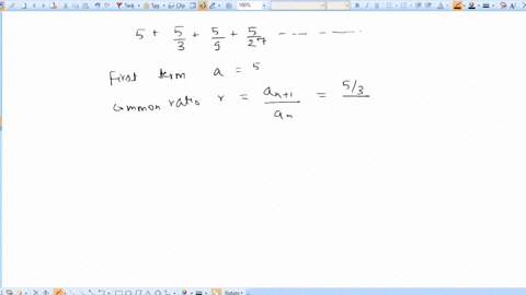 determine-whether-the-geometric-series-5-5-3-converges-or-diverges-ifit-converges-state-the-number-that-it-converges-to_-ifit-diverges-to-enter-your-answer-as-div-45075