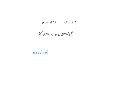 a-particular-fruits-weights-are-normally-distributed-with-a-mean-of-551-grams-and-a-standard-deviation-of-27-grams-if-you-pick-one-fruit-at-random-what-is-the-probability-that-it-will-weigh-96775