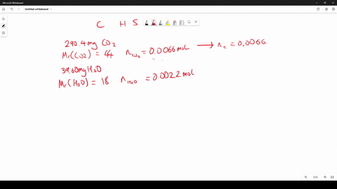 a-substance-contains-c-h-and-s-only-combustion-analysis-of-a-1543-mg-sample-of-this-substance-gives-2904-mg-co2-and-3960-mg-h2o-what-is-the-empirical-formula-of-the-substance-2