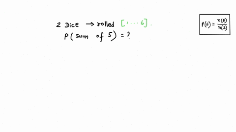 if-a-pair-of-dice-are-rolled-what-is-the-probability-of-rolling-a-sum-of-5-75335