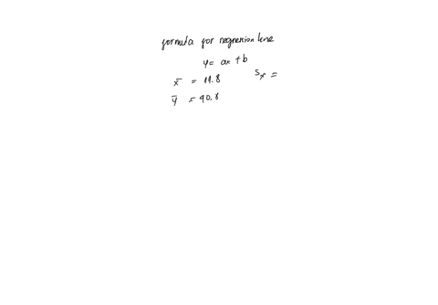 determine-the-equation-of-the-regression-line-for-the-following-data-and-compute-the-residuals-show-your-calculations-x-y-15-47-8-36-19-56-12-44-5-21-78746