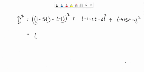 find-the-perpendicular-distance-from-the-line-given-by-the-parametric-equations-xt-1-_-5t-1-_-6t-2t-4-5t-to-the-point-964-83731