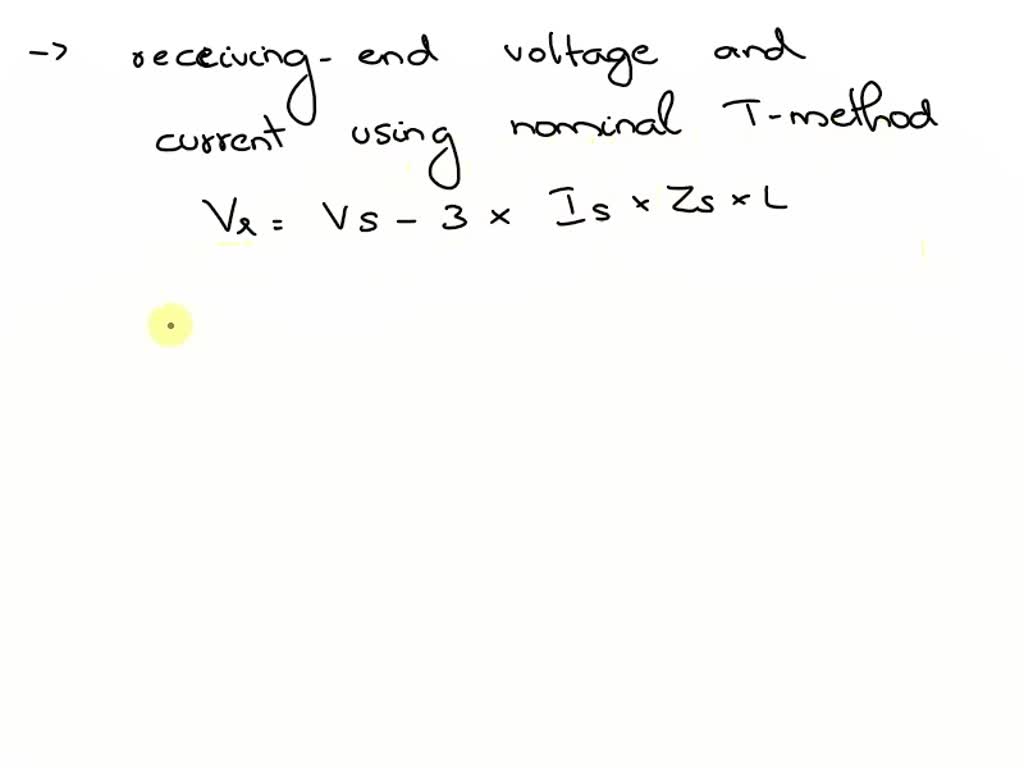 SOLVED: A three-phase 50 Hz transmission line is 150 km long and ...