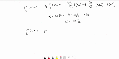 numerical-integration-3-points-find-out-the-integral-jo-10-r2dx-using-the-simpson-13-rule-by-using-100-intervals-compare-your-result-with-the-exact-solution-differential-equation-7-points-co-84511