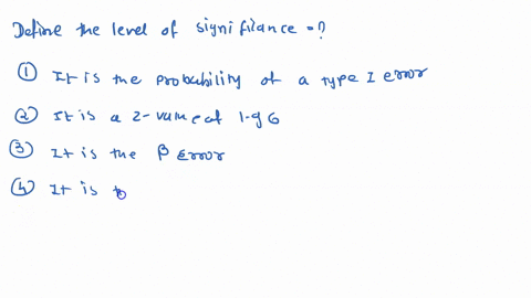 define-the-level-of-significance-multiple-choice-it-is-the-probability-of-a-type-error-it-is-a-z-value-0f-196-it-is-the-beta-error-itis-the-probability-ofa-type-il-error-32297