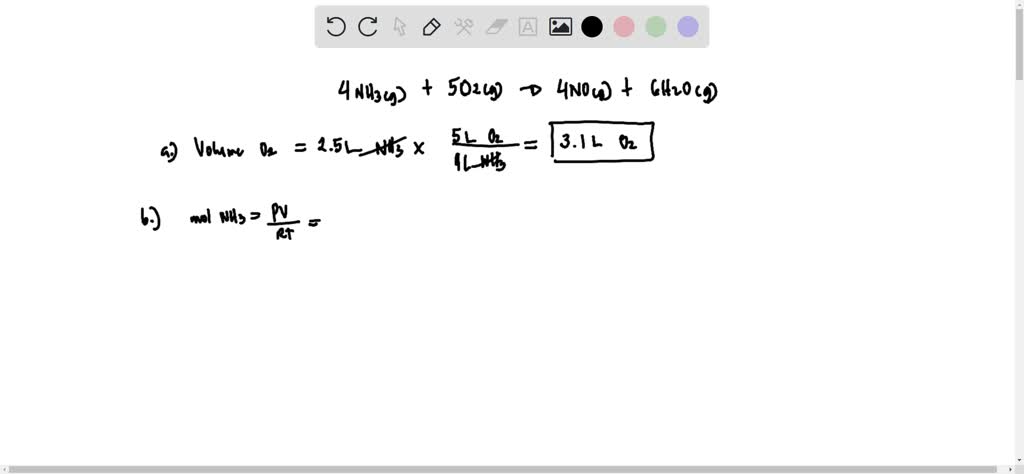 SOLVED Consider The Following Equation 4NH3 g 5O2 g 4NO g solved-consider-the-following-equation-4nh3-g-5o2-g-4no-g