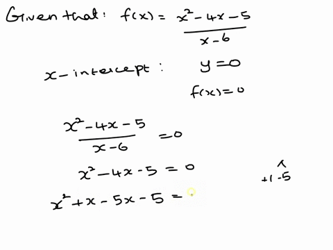 find-the-intercepts-and-the-vertical-asymptote-of-fxx24x5x6-enter-the-intercepts-as-points-ab-the-x-intercept-that-has-a-negative-value-of-x-is-the-x-intercept-that-has-a-positive-value-of-x-93512