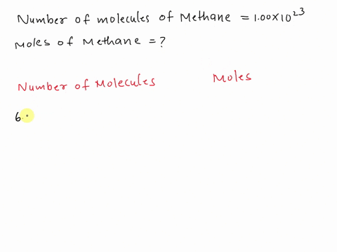 how-many-moles-would-100-x1023-molecules-of-methane-represent-24037