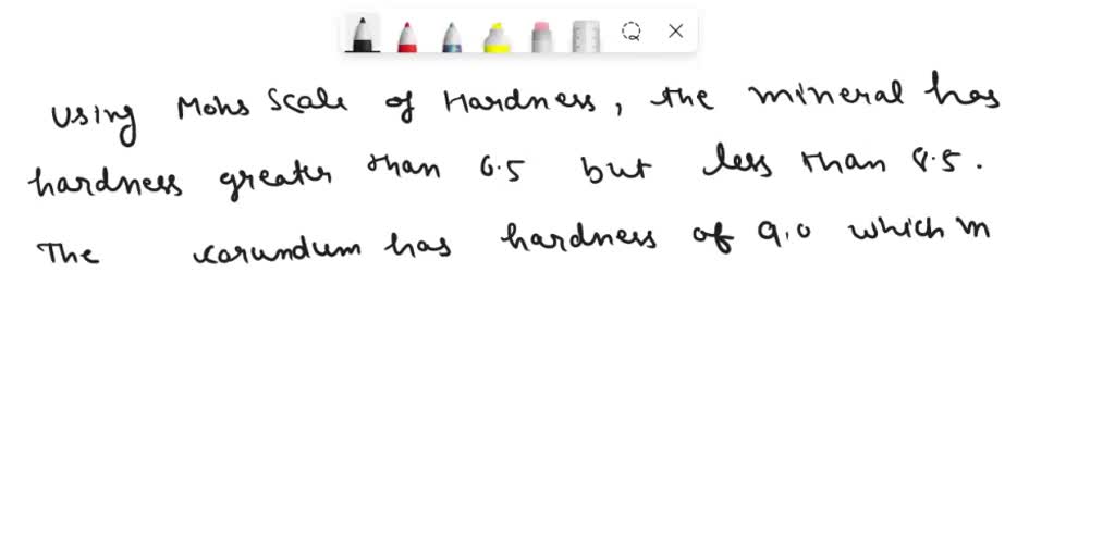 A Geologist Determines That A Sample Of A Mineral SOLVED: A geologist determines that a sample of a mineral can't be