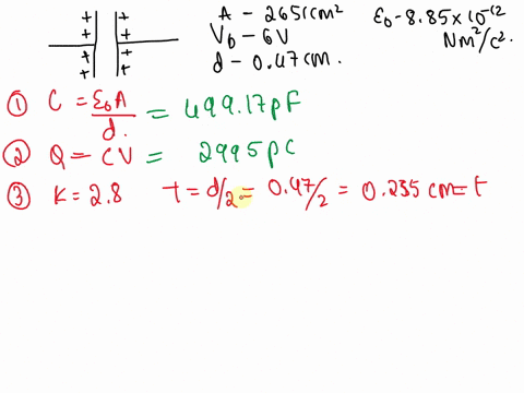 two-parallel-plates-each-having-area-a-2651cm2-are-connected-to-the-terminals-of-a-battery-of-voltage-vb-6-v-as-shown-the-plates-are-separated-by-a-distance-d-047cm-you-may-assume-contrary-t-01537