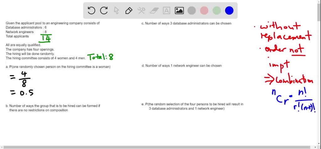 SOLVED Show work An engineering company has four openings and the