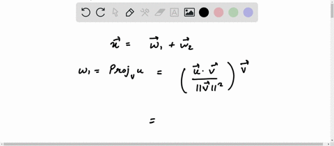 10-find-the-projection-ofu-12-onto-v-23-and-then-write-u-as-a-sum-of-two-orthogonal-vectors-one-of-which-is-projvu-88518