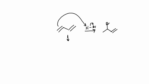 13-buladiene-undergoes-electrophilic-addition-with-hbr-complele-the-steps-in-the-mechanism-t0-produce-the-product-shown_-hbr-hzc-add-curved-arrows-for-the-first-step-2-draw-both-the-organic-56942