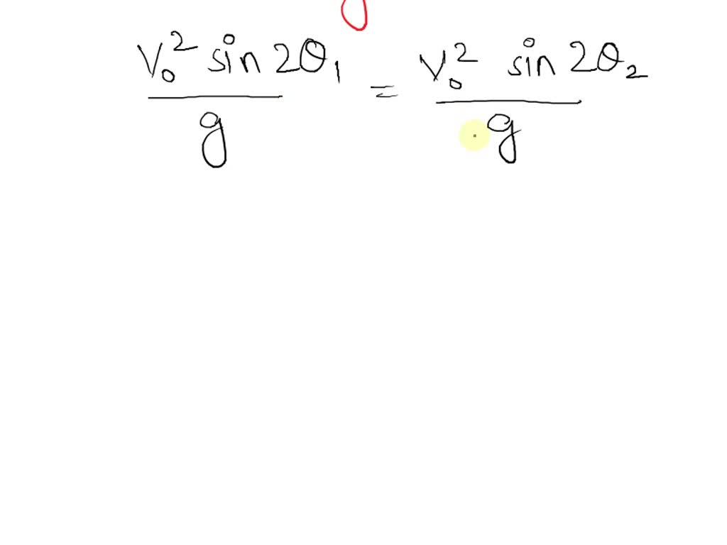 SOLVED A projectile is launched upward at an angle of 70Â° from the