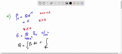 f-spherically-symmetric-volume-of-charge-in-a-vacuum-with-a-charge-density-ihat-is-given-by-oe-pv-for-0-r-aand-pv-0-for-ra-find-the-displacement-current-density-vector-for-r-a-if-the-charge-90982