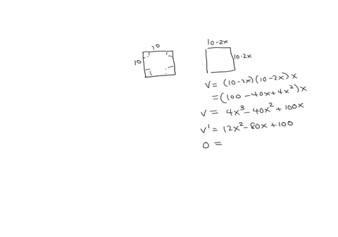 Solved The figure above represents a square sheet of