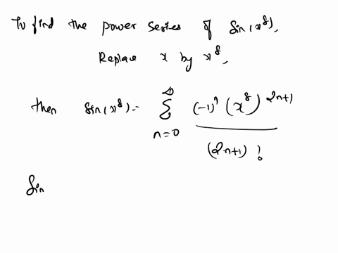 for-the-following-indefinite-integral-find-the-full-power-series-centered-at-x-0-and-then-give-the-first-5-nonzero-terms-of-the-power-series-fx-x6-sinx8-dx-fxc2-fx-c-76645