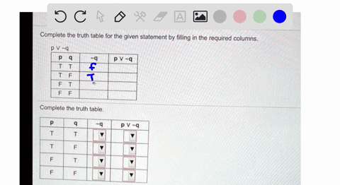 complete-the-truth-table-for-the-given-statement-by-filling-in-the-required-columns-v-q-complete-the-truth-table-p-v-q-40173