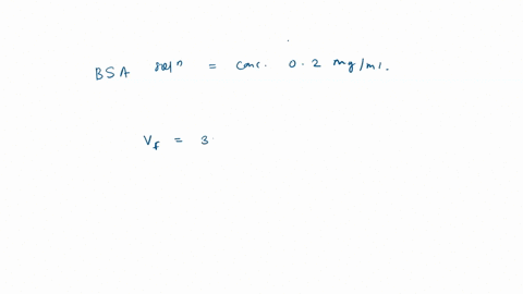 you-are-told-to-create-a-standard-curve-using-the-bovine-serum-albumin-bsa-that-are-used-in-a-bradford-assay-which-is-good-for-measuring-protein-concentrations-in-the-range-between-05-and-10-97841