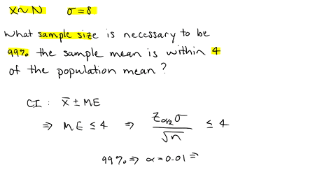 suppose-the-incubation-period-for-certain-types-of-cold-viruses-are-normally-distributed-with-a-population-standard-deviation-of-8-hours-use-excel-to-calculate-the-minimum-sample-size-needed-53091