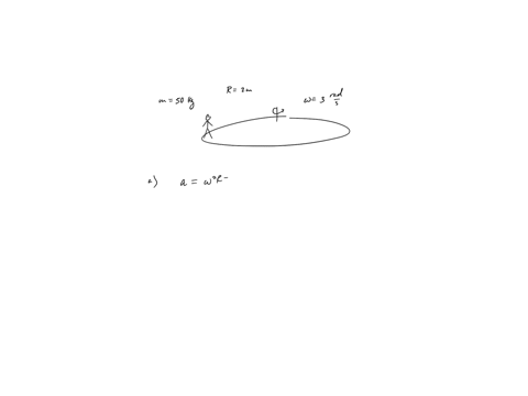 a-500-kg-child-stands-at-the-rim-of-a-merry-go-round-of-radius-200-m-rotating-with-an-angular-speed-of-300-rads-a-what-is-the-childs-centripetal-acceleration-ans-180-ms2-b-what-is-the-minimu-05533