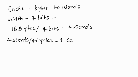owords-question-30-10pts-let-us-consider-a-memory-system-using-sdram-that-has-only-1-rank8-chips1-bankchip-bus-width-of-4-bitsburst-length-of-4-cycleand-data-is-transferred-each-cycle-during-32464