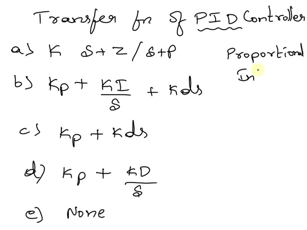 VIDEO solution: Example 5.4 Derivation of the Transfer Function for a ...