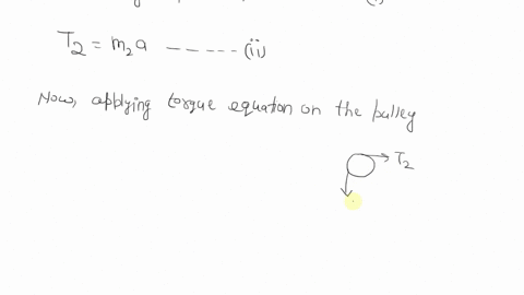 consider-the-pulley-and-mass-configuration-shown-the-pulley-can-be-modeled-as-uniform-solid-disk-with-lotal-mass-mp-and-radius-r-assume-m1-is-accelerating-downwards-and-assume-that-it-is-an-71865