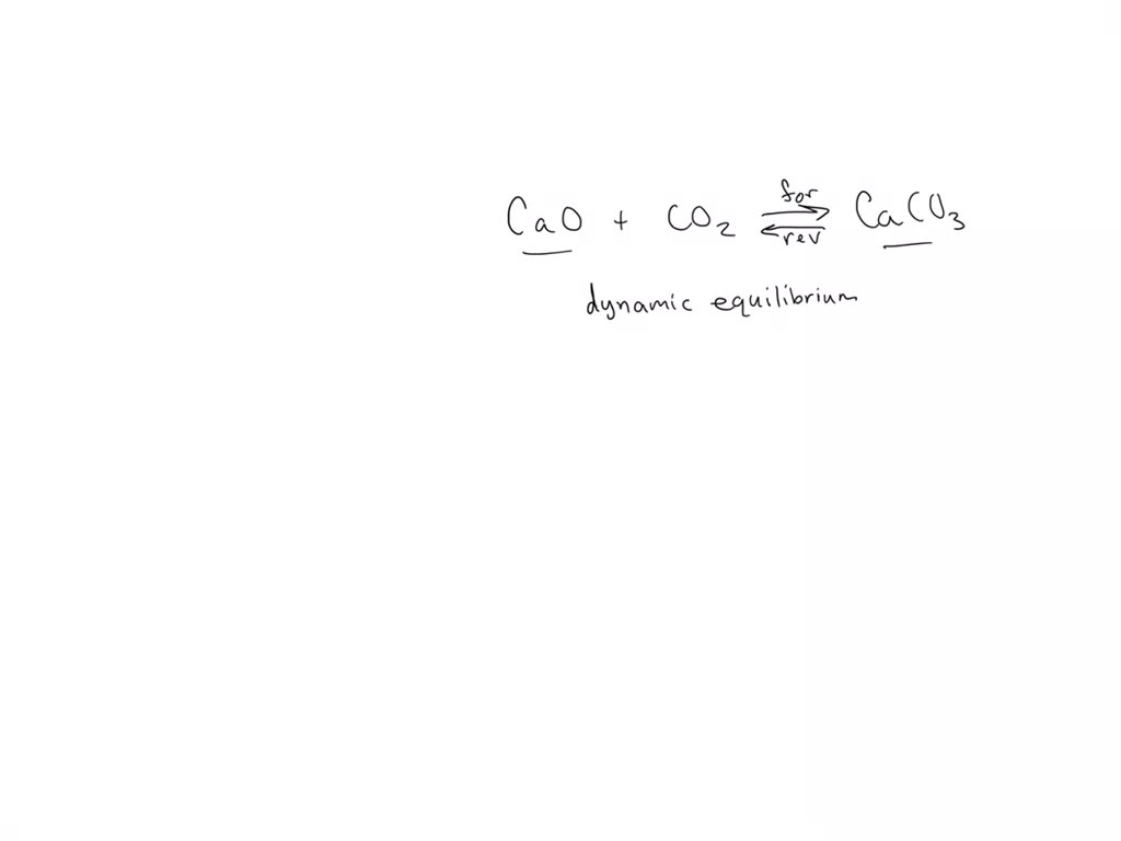 SOLVED: Calcium oxide and carbon dioxide combine to form calcium ...